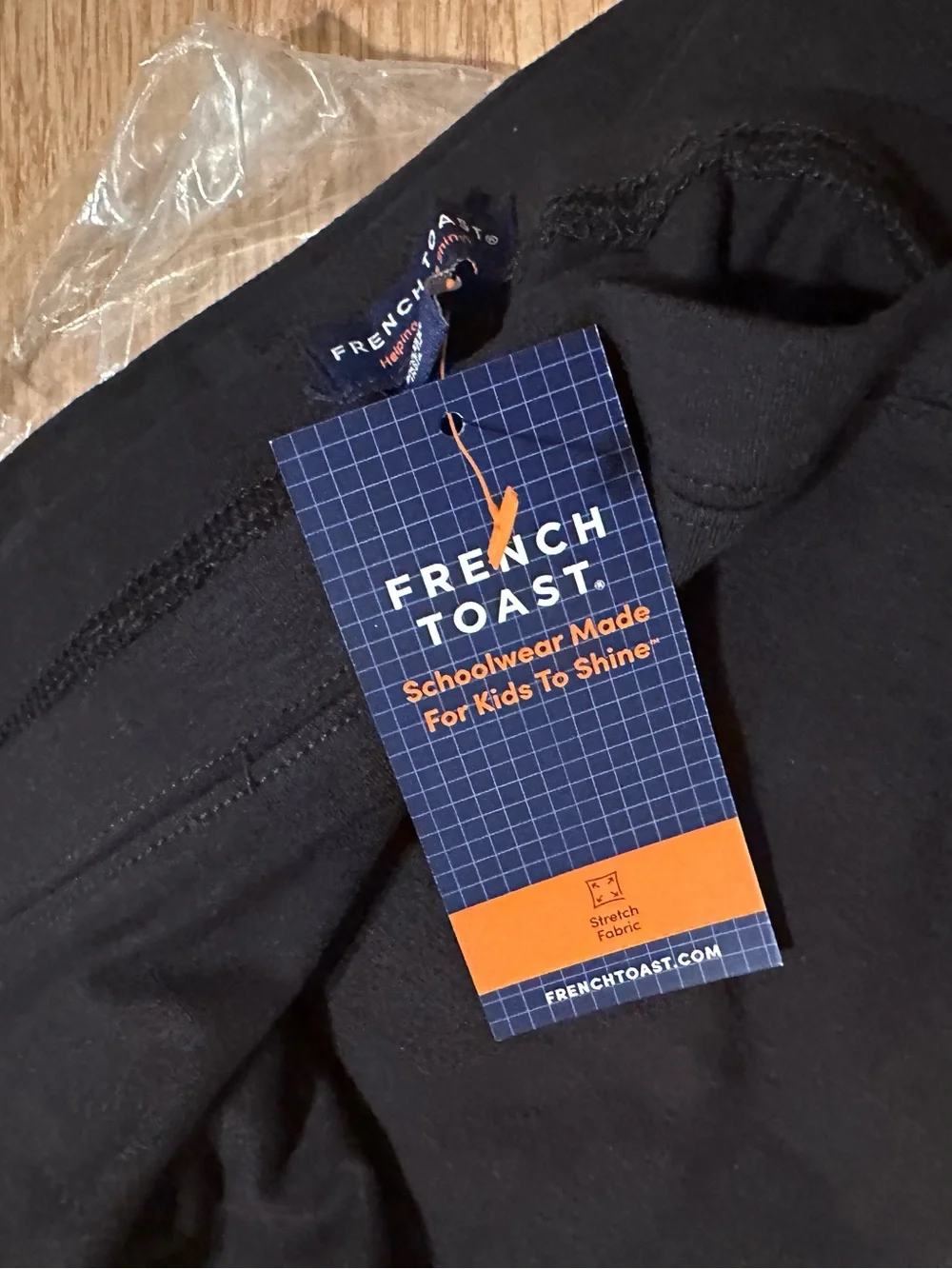 French Toast Black Kids' Schoolwear bottoms